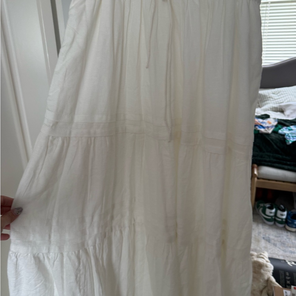 Anthropologie White Sleeveless Dress - Picture 3 of 3